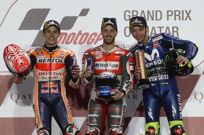 ドビツィオーゾが開幕戦V、マルケスとの大接戦制す カタールGP
