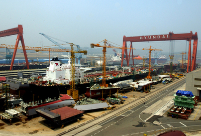 韓国、上半期の造船受注額が過去最高を記録