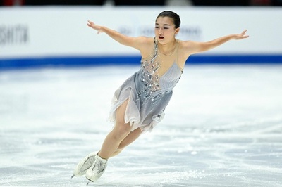 坂本花織、今季世界最高でSP首位発進 GPファイナル