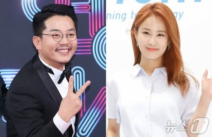 お笑い芸人キム・ジュノとタレントのキム・ジミン(c)news1