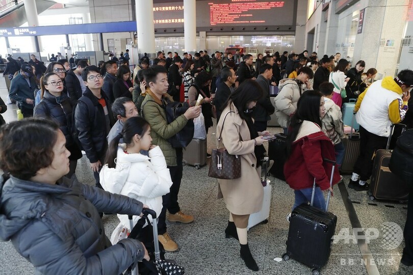 中国の民族大移動「春運」 今年も繰り広げられる鉄道切符争奪戦