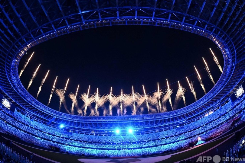 東京五輪の閉会式始まる、17日間の大会に幕