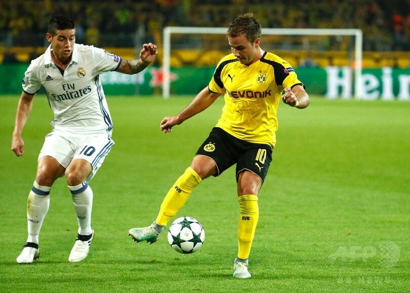 シュールレがレアルの勝利を阻止、ドルトムントが終盤に追いつく