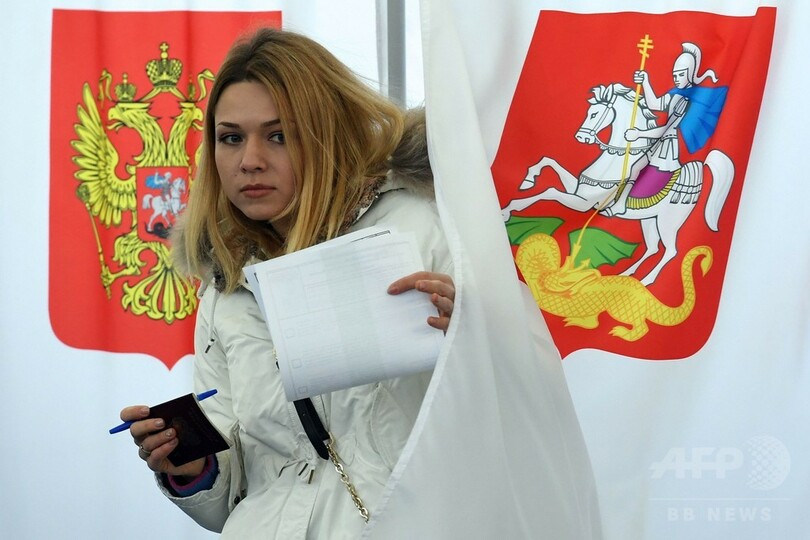 ロシア大統領選、プーチン氏4選確実