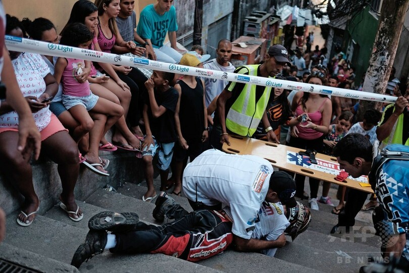 リオの貧困地区がマウンテンバイクのサーキットに