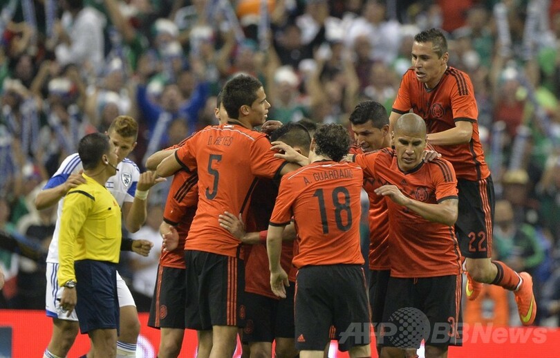 メキシコ W杯控え国内最後の試合でイスラエルに快勝 写真5枚 国際ニュース Afpbb News