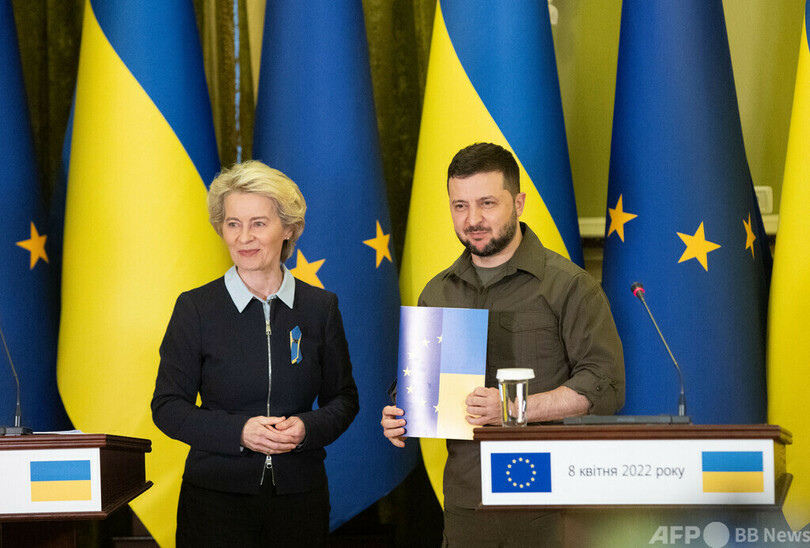 ウクライナのEU加盟申請、欧州委が6月に「意見」表明