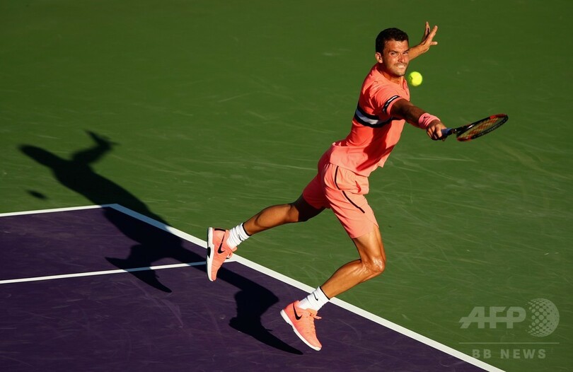 錦織は絶好調デルポトロに完敗、4回戦進出ならず マイアミOP