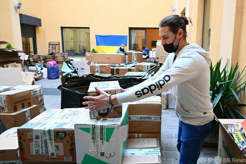 ファッションショーから支援活動へ 伊ミラノのウクライナ人モデル