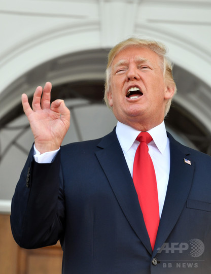 軍事解決の「準備整った」 トランプ氏、北朝鮮を再びけん制 軍事解決の「準備整った」 トランプ氏、北朝鮮を再びけん制