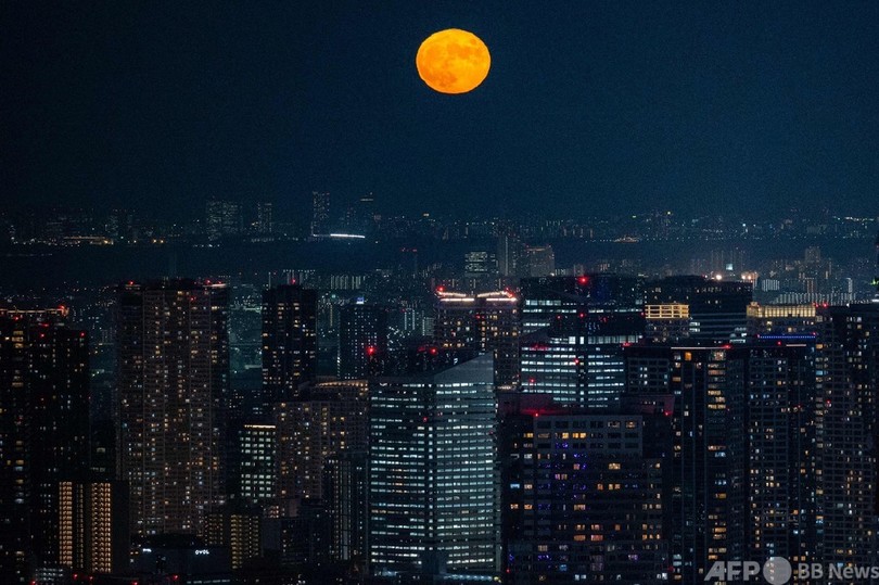 世界各地で満月観測 中秋の名月と同日は8年ぶり 写真21枚 国際ニュース Afpbb News
