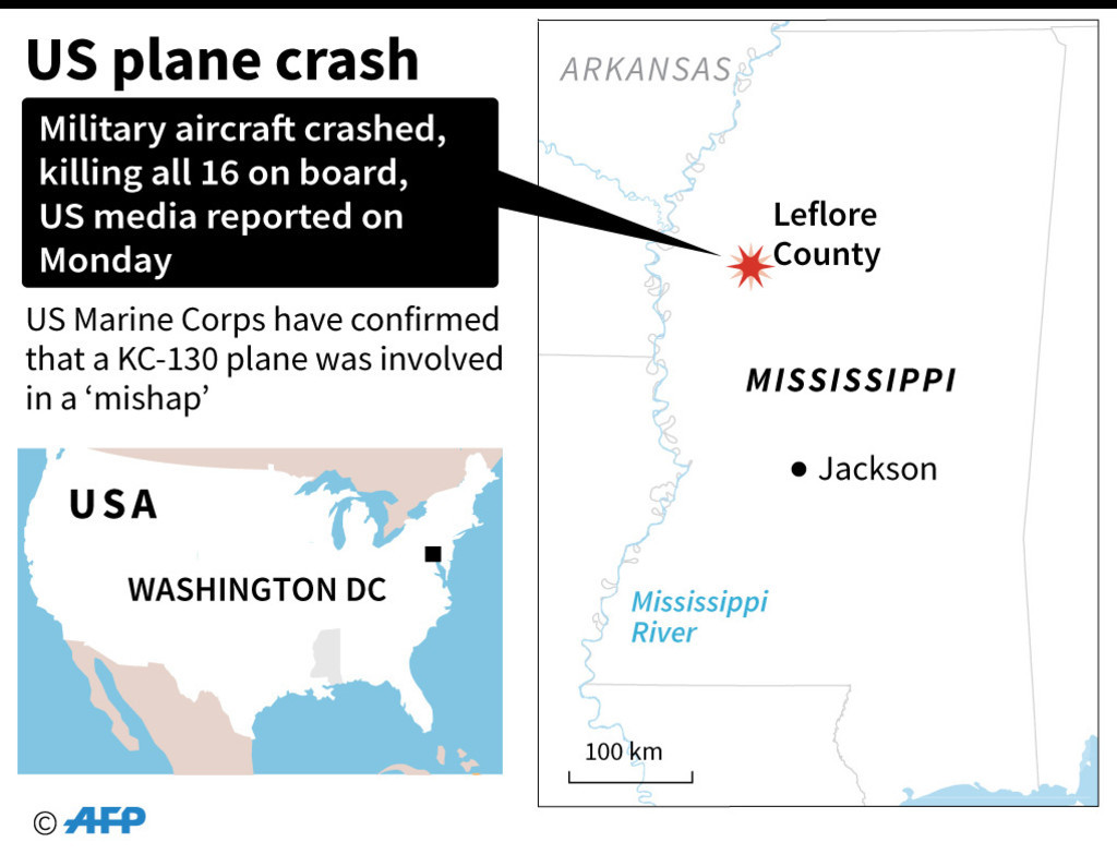 米海兵隊機墜落 16人全員死亡 ミシシッピ州 米海兵隊機墜落 16人全員死亡 ミシシッピ州