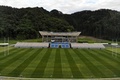 2019年ラグビーW杯日本大会の会場の一つ、釜石鵜住居復興スタジアム（2018年8月17日撮影）。(c)AFP/Behrouz MEHRI