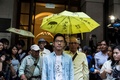 香港の民主活動家の羅冠聡（ネイサン・ロー）氏（2017年10月24日撮影）。(c)ISAAC LAWRENCE / AFP