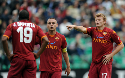 ローマ アウェーでシエナに敗れる