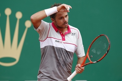 前回覇者ワウリンカがディミトロフに敗れる、モンテカルロ・マスターズ