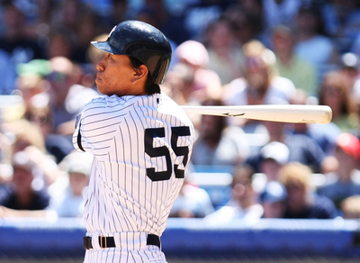 松井秀喜 デビルレイズ戦で本塁打を放つ