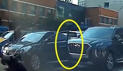 韓国・警察署の駐車場で当て逃げ事故…ドラレコ見ながら「被害は私の車」声上げた警官