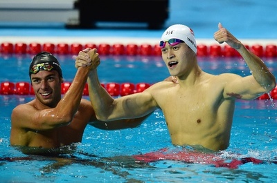 孫楊が男子800m連覇、400mに続き2冠達成―第16回世界水泳