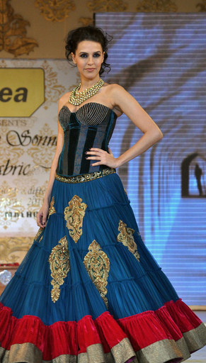 インドでチャリティ・ファッションショー、ボリウッドスターら出演