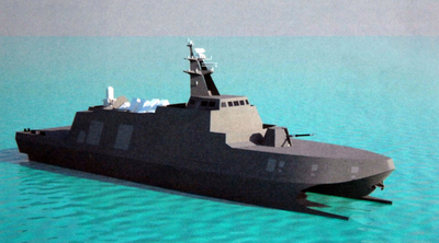 台湾、新型「対空母」ミサイル艇のCG画像公開