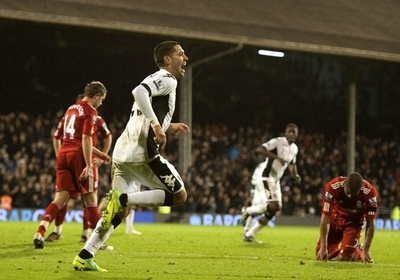 フラムが10人のリバプール下す