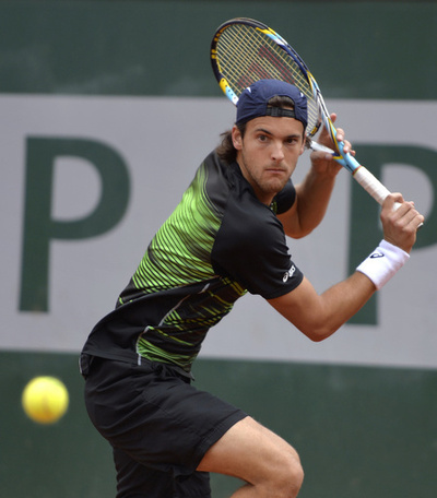 添田が初戦敗退、全仏オープン