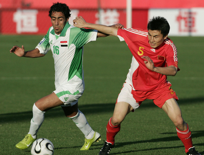 イラク 中国との初戦を1-1の引き分けで終える