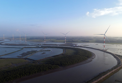 バングラデシュ初の集中型風力発電所 中国企業が建設