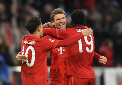 バイエルンがトッテナムに勝利、独勢初の欧州CL全勝で決勝Tへ