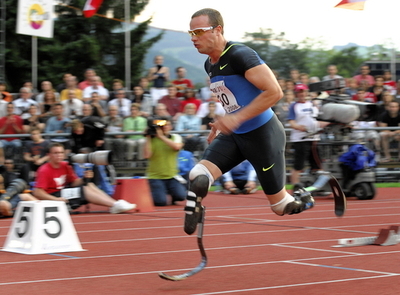 リレーメンバー入りに望みを託す ピストリウス