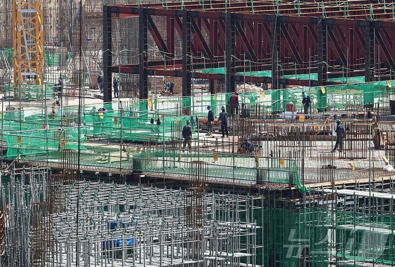 ソウル市内のある建設現場(c)news1