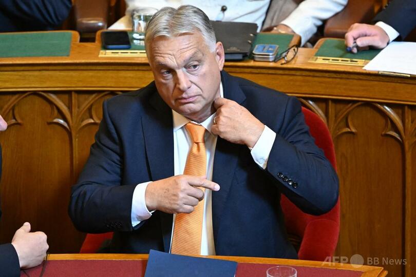 ハンガリー首相「ウクライナは独立国でも主権国家でもない」 領空侵犯を軽視