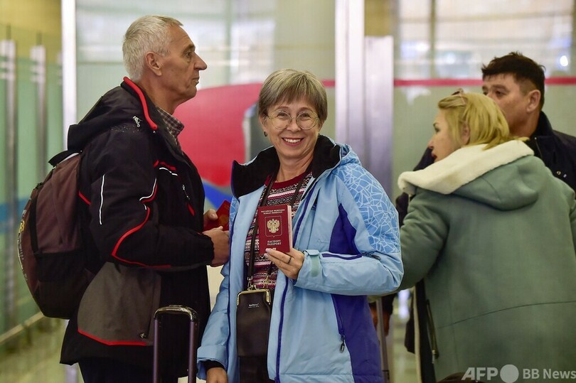 北朝鮮にロシアからの団体旅行客、コロナ後初の外国客か