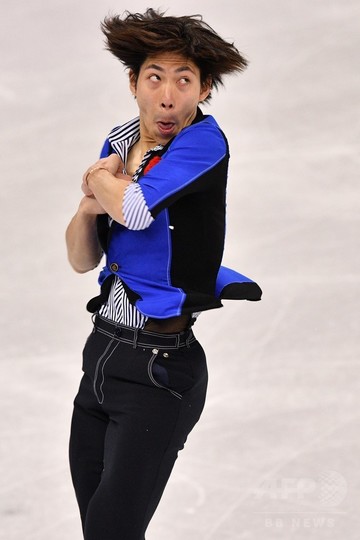 フィギュア男子で18位の田中刑事 平昌五輪 写真36枚 国際ニュース Afpbb News