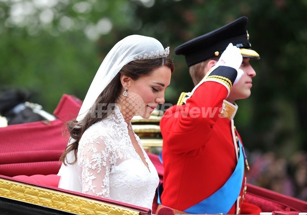 写真特集】ウィリアム王子とケイト・ミドルトンさんの「世紀の結婚式
