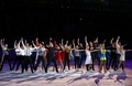 ソチ冬季五輪、フィギュアスケートのエキシビションの演技に臨む選手（2014年2月22日撮影）。(c)AFP/ADRIAN DENNIS