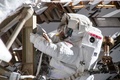 国際宇宙ステーションで船外活動を行うアン・マクレーン飛行士（2019年3月22日撮影）。(c)AFP PHOTO / NASA