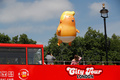昨年の英首都ロンドンで、訪英中のドナルド・トランプ米大統領を、おむつを着けた赤ちゃんに見立てた巨大バルーン（2018年7月13日撮影、資料写真）。(c)Tolga AKMEN / AFP