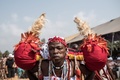 ベナンのウィダーで行われたブードゥー教の祭典（2017年1月10日撮影）。(c)AFP/STEFAN HEUNIS