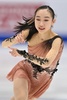 フィギュアスケート四大陸選手権、女子シングル・ショートプログラム（SP）。演技に臨む松生理乃（2022年1月20日撮影）。(c)Daniel MIHAILESCU / AFP