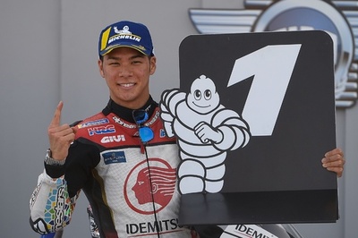 中上貴晶がMotoGP初ポール、日本人16年ぶり テルエルGP