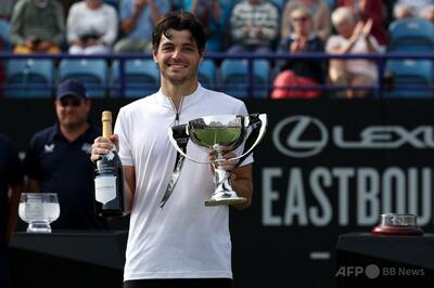 フリッツが最多更新の4度目V ウィンブルドンへ弾み イーストボーンOP