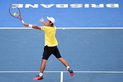 西岡、元王者ディミトロフに完敗 ブリスベン国際