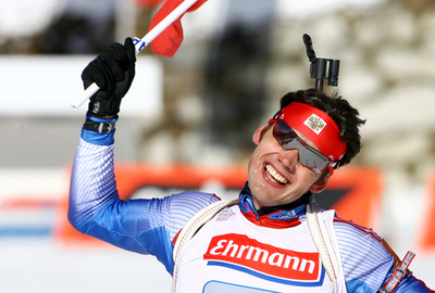 ＜バイアスロン世界選手権2007＞男子4x7.5キロメートルリレー、ロシア トップタイムをマークして優勝 - イタリア