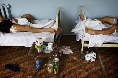 ロシア軍、グルジアでクラスター爆弾使用か 人権団体報告