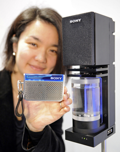 ソニーがバイオバッテリー試作品など出展、「国際水素・燃料電池展2009」