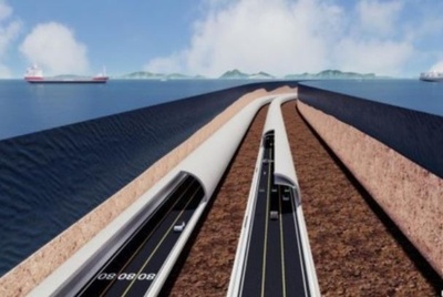 世界最長の片道3車線の海底トンネルが着工=中国
