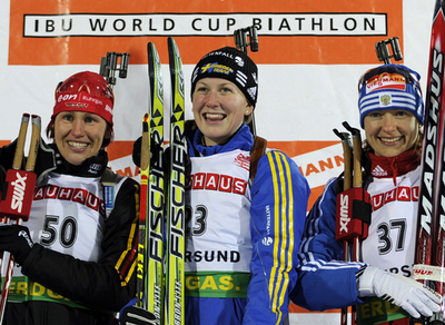 ヨンソン 女子個人15キロメートルで優勝、バイアスロンW杯