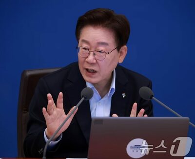韓国・李在明大統領の支持率47％に急落、不支持が初の逆転